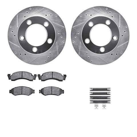 Dynamic Friction Company Disc Brake Kit P/N:7512-54051