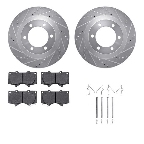 Dynamic Friction Company Disc Brake Kit P/N:7512-76146