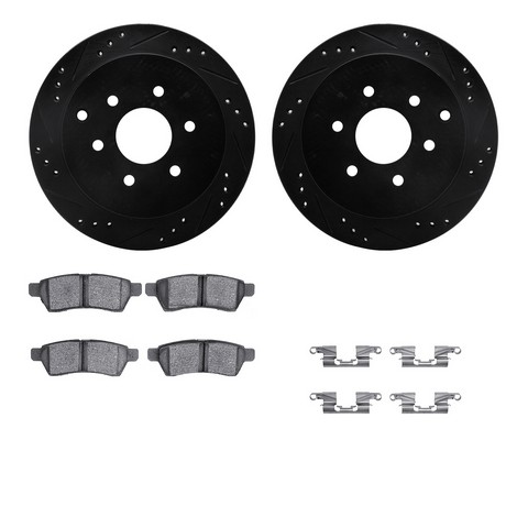 Dynamic Friction Company Disc Brake Kit P/N:8512-67110