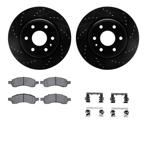 Dynamic Friction Company Disc Brake Kit P/N:8512-48061