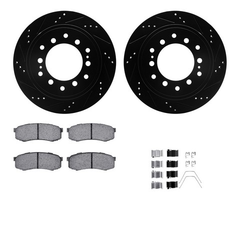 Dynamic Friction Company Disc Brake Kit P/N:8512-76100
