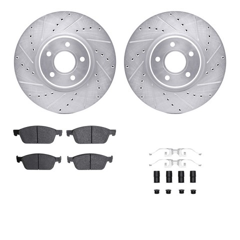 Dynamic Friction Company Disc Brake Kit P/N:7512-54225