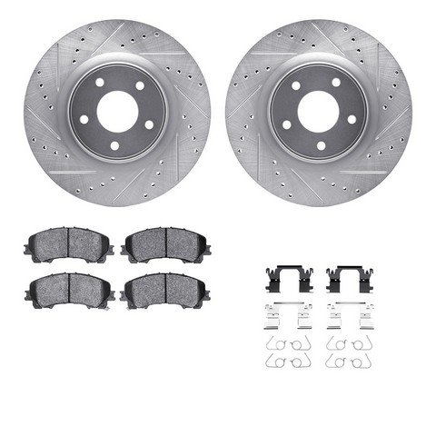 Dynamic Friction Company Disc Brake Kit P/N:7512-67129