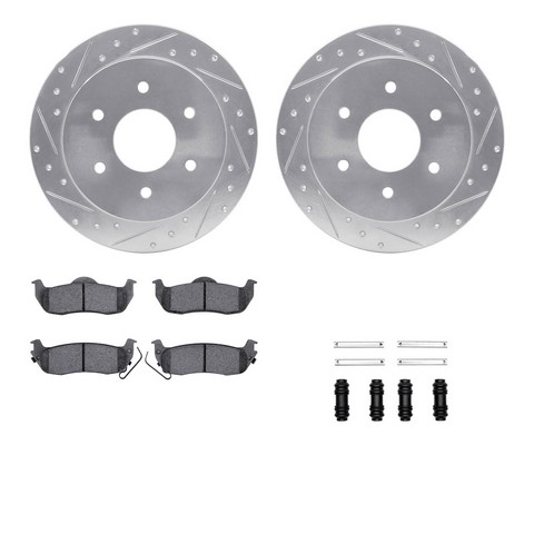 Dynamic Friction Company Disc Brake Kit P/N:7512-67106