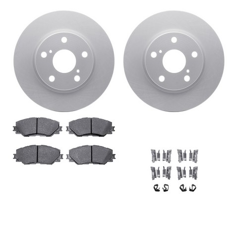 Dynamic Friction Company Disc Brake Kit P/N:4512-76180