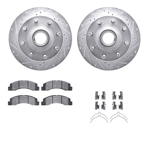 Dynamic Friction Company Disc Brake Kit P/N:7512-54128