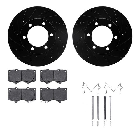 Dynamic Friction Company Disc Brake Kit P/N:8512-76145