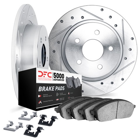 Dynamic Friction Company Disc Brake Kit P/N:7512-73080