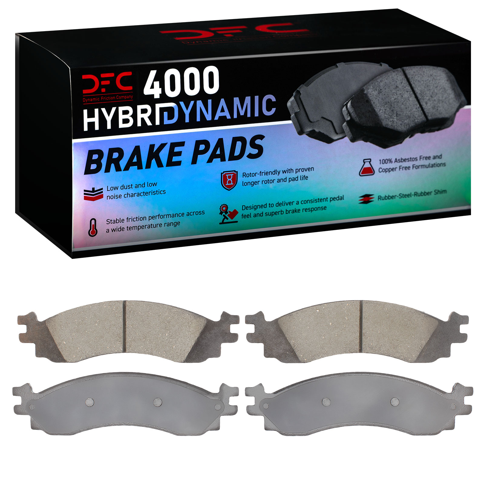 Dynamic Friction Company Disc Brake Pad Set P/N:4000-1158-00