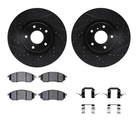 Dynamic Friction Company Disc Brake Kit P/N:8512-67091