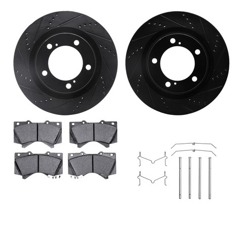 Dynamic Friction Company Disc Brake Kit P/N:8512-76161