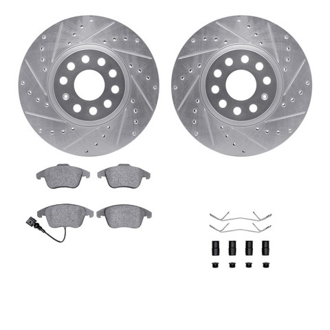 Dynamic Friction Company Disc Brake Kit P/N:7512-74088