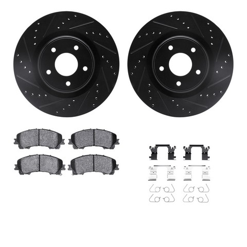 Dynamic Friction Company Disc Brake Kit P/N:8512-67129