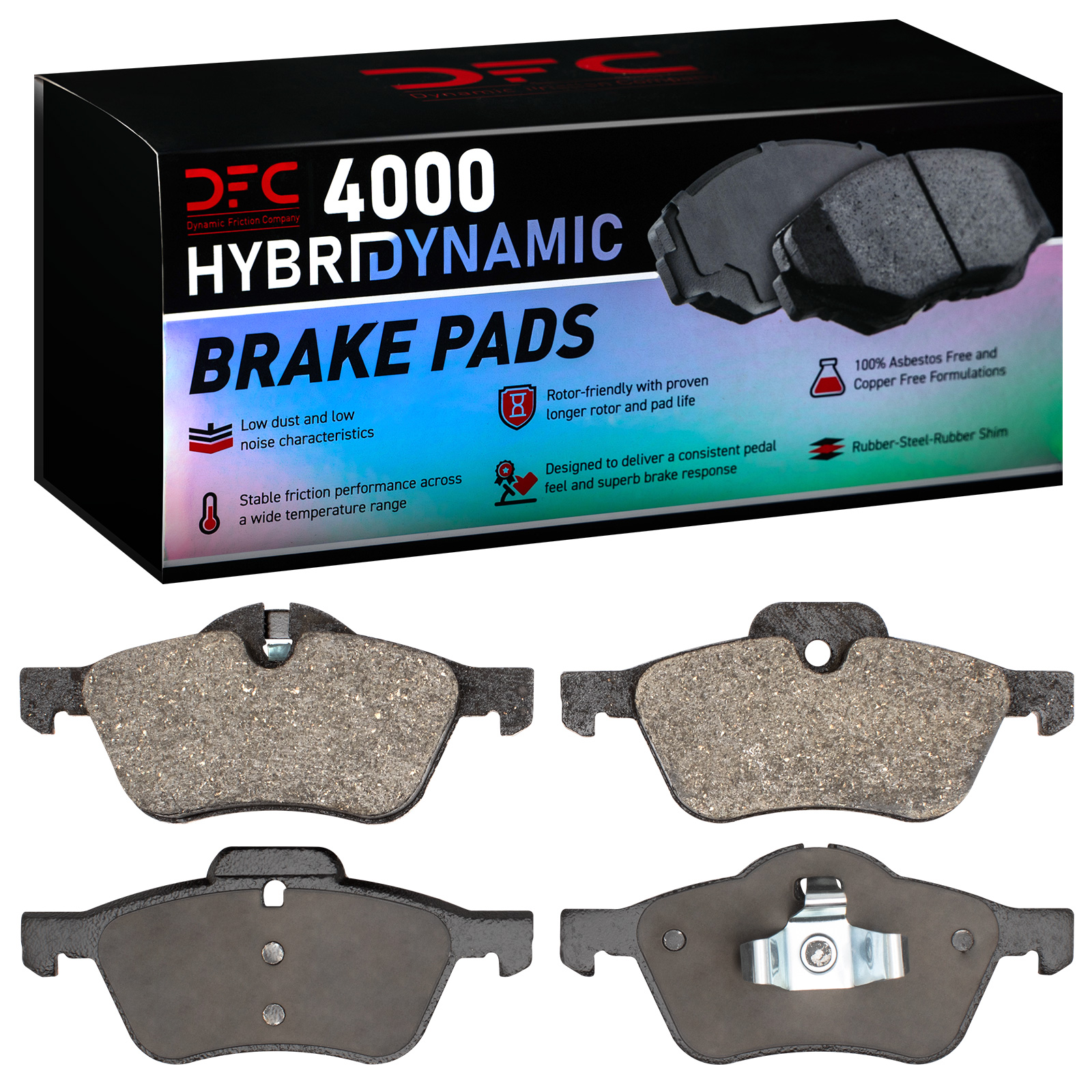 Dynamic Friction Company Disc Brake Pad Set P/N:4000-0939-00