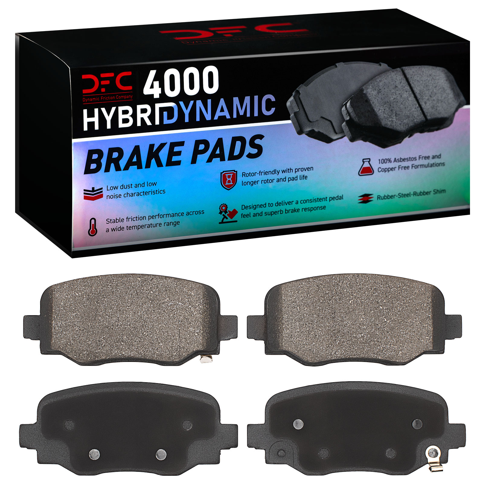Dynamic Friction Company Disc Brake Pad Set P/N:4000-1809-00