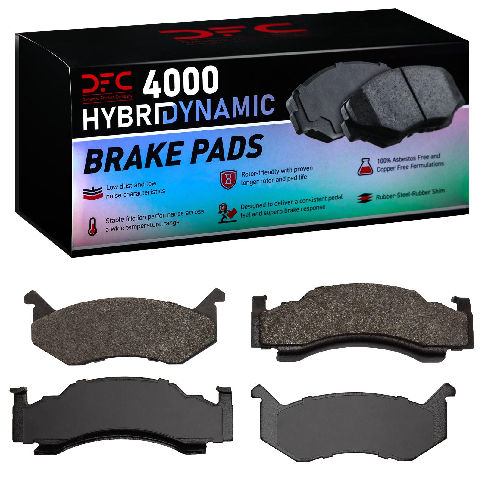 Dynamic Friction Company Disc Brake Pad Set P/N:4000-0123-00