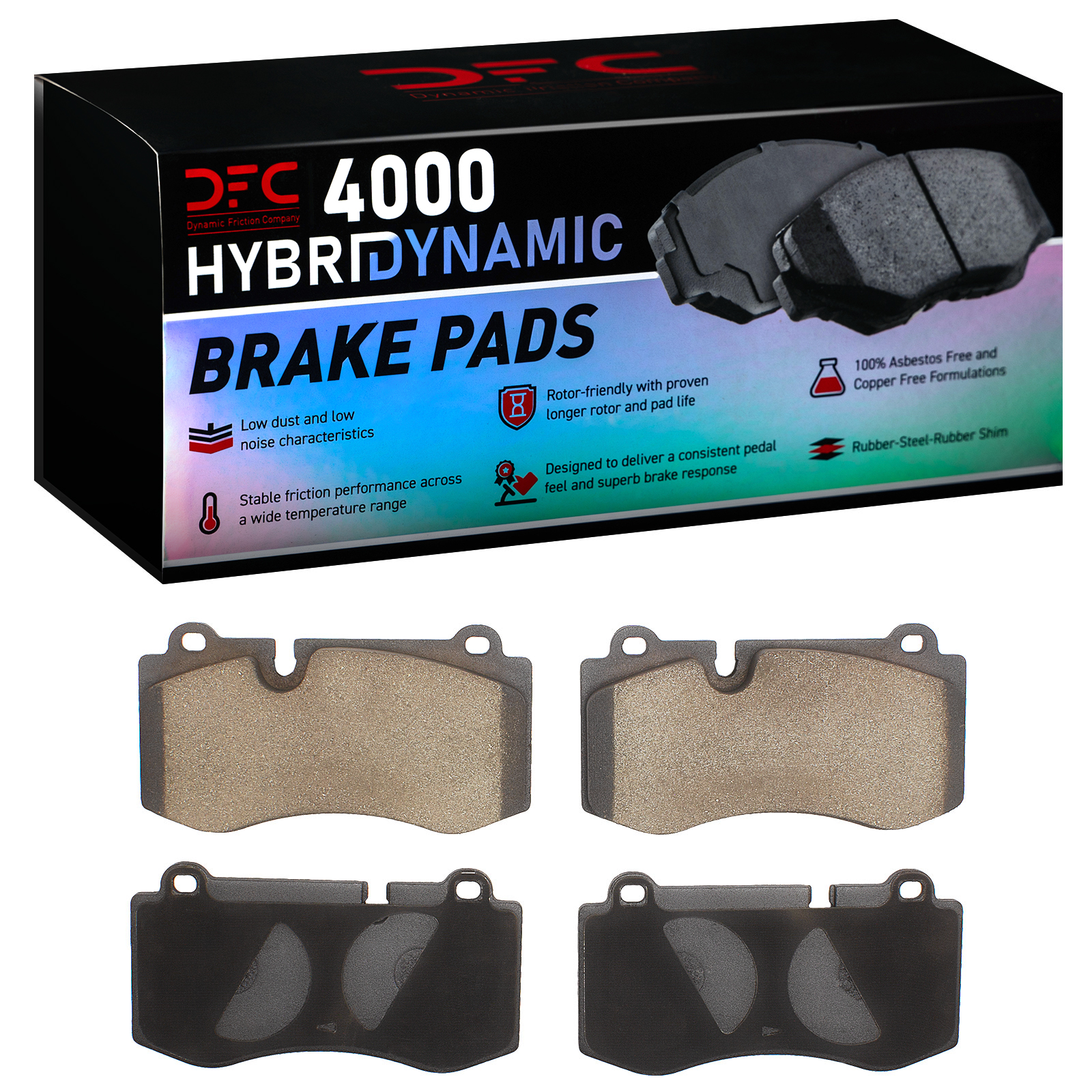 Dynamic Friction Company Disc Brake Pad Set P/N:4000-1223-00