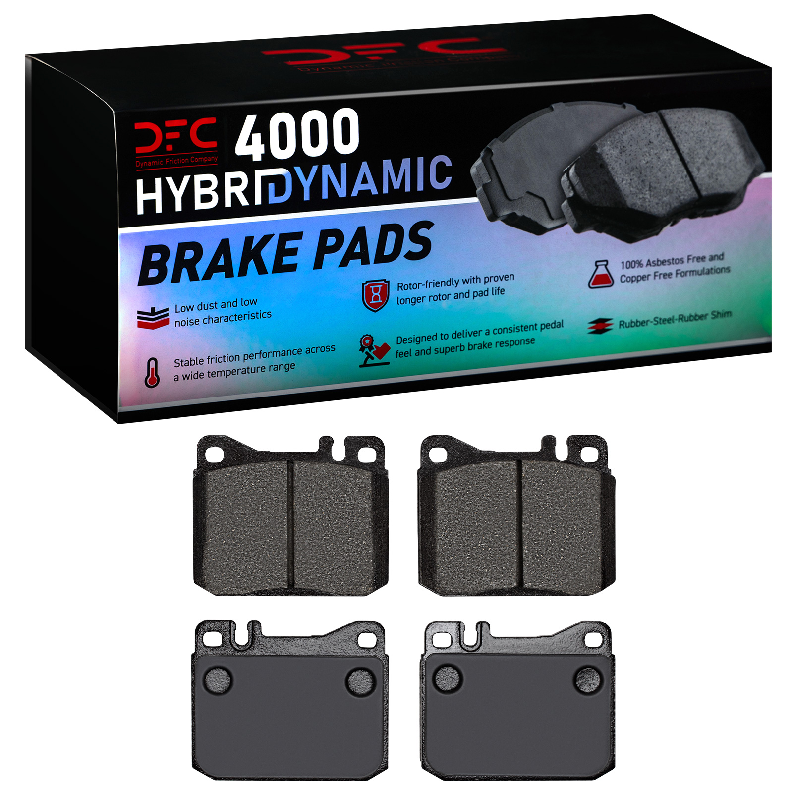 Dynamic Friction Company Disc Brake Pad Set P/N:4000-0145-10