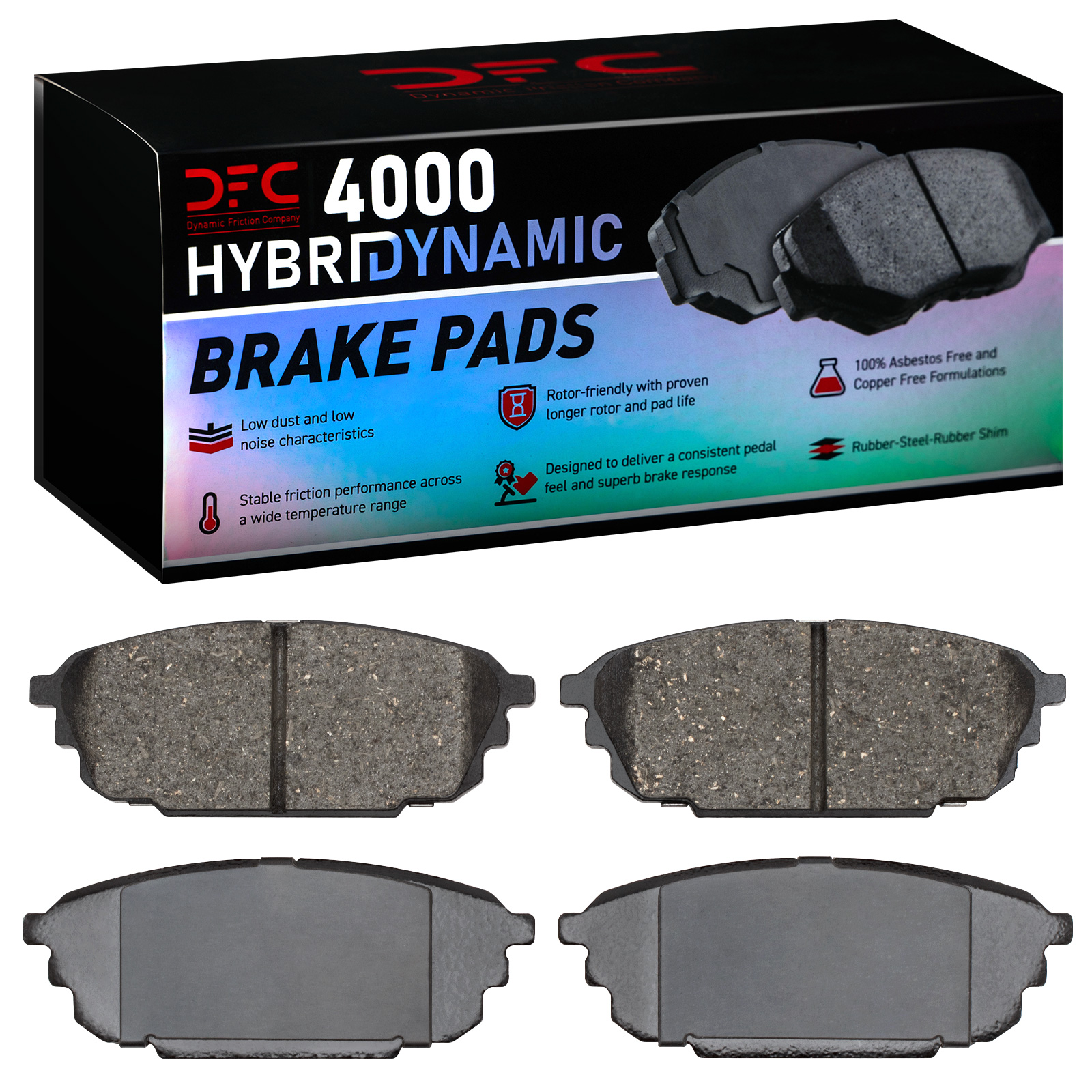 Dynamic Friction Company Disc Brake Pad Set P/N:4000-0892-00