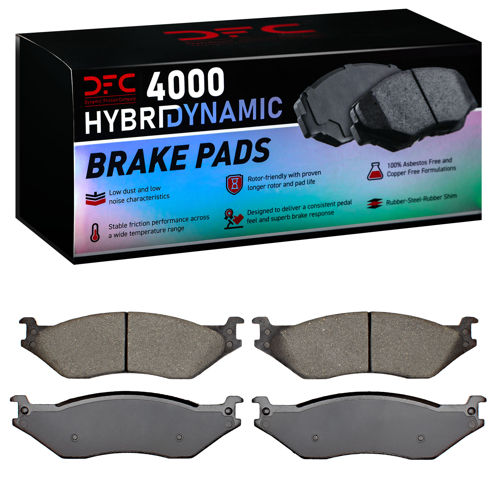 Dynamic Friction Company Disc Brake Pad Set P/N:4000-1066-00