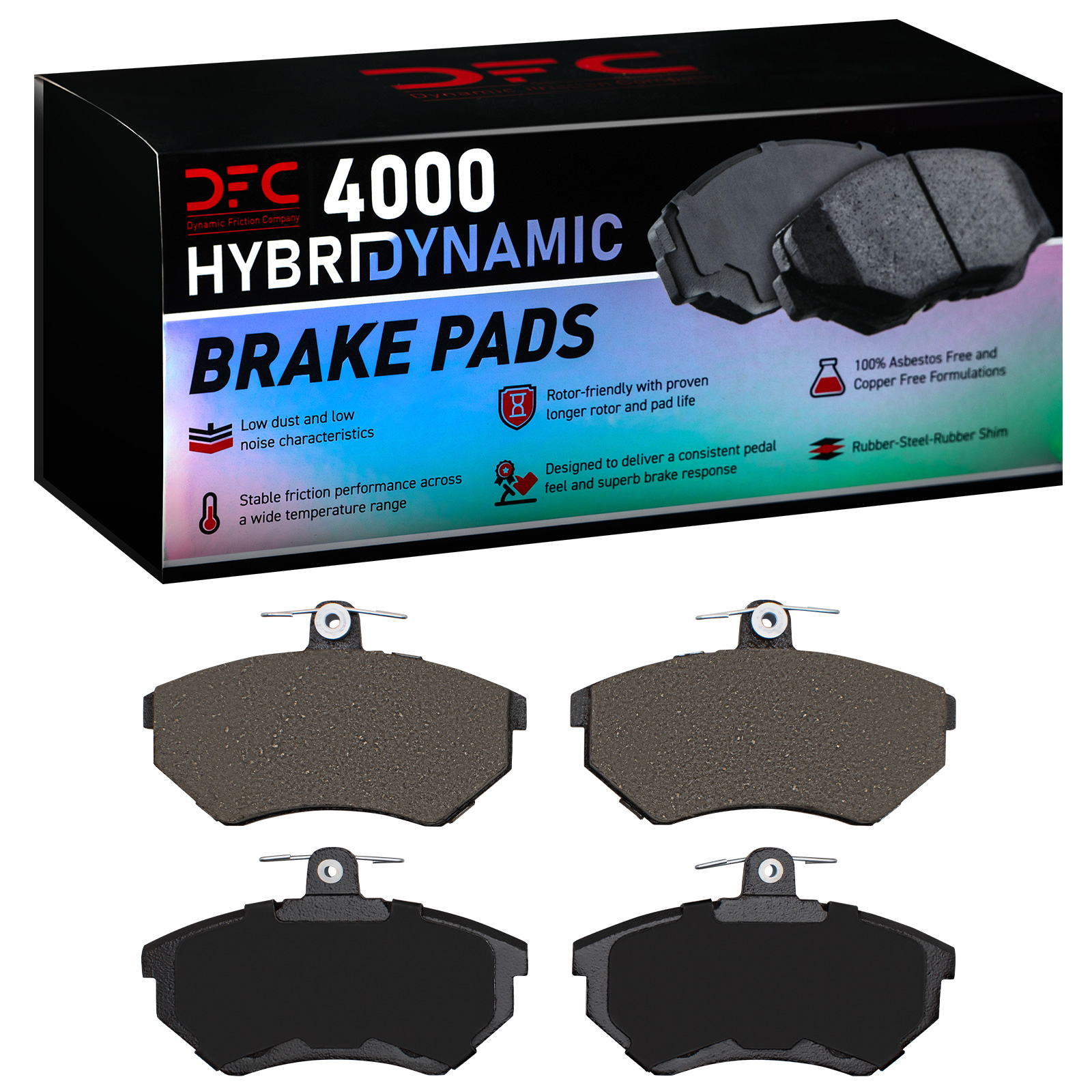 Dynamic Friction Company Disc Brake Pad Set P/N:4000-0696-00