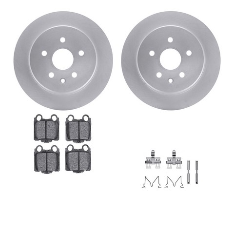 Dynamic Friction Company Disc Brake Kit P/N:4512-75042