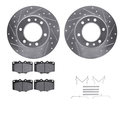 Dynamic Friction Company Disc Brake Kit P/N:7512-76011