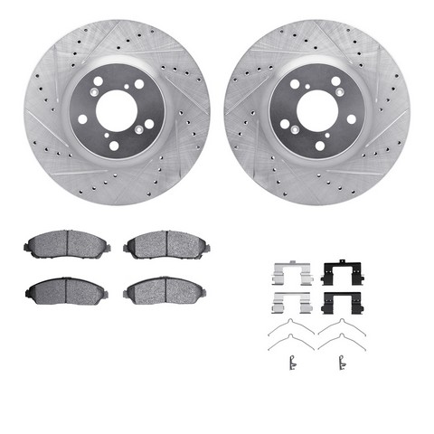 Dynamic Friction Company Disc Brake Kit P/N:7512-59100