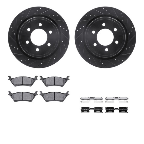 Dynamic Friction Company Disc Brake Kit P/N:8512-54208