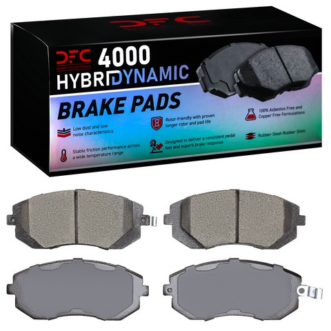 Dynamic Friction Company Disc Brake Pad Set P/N:4000-0929-00
