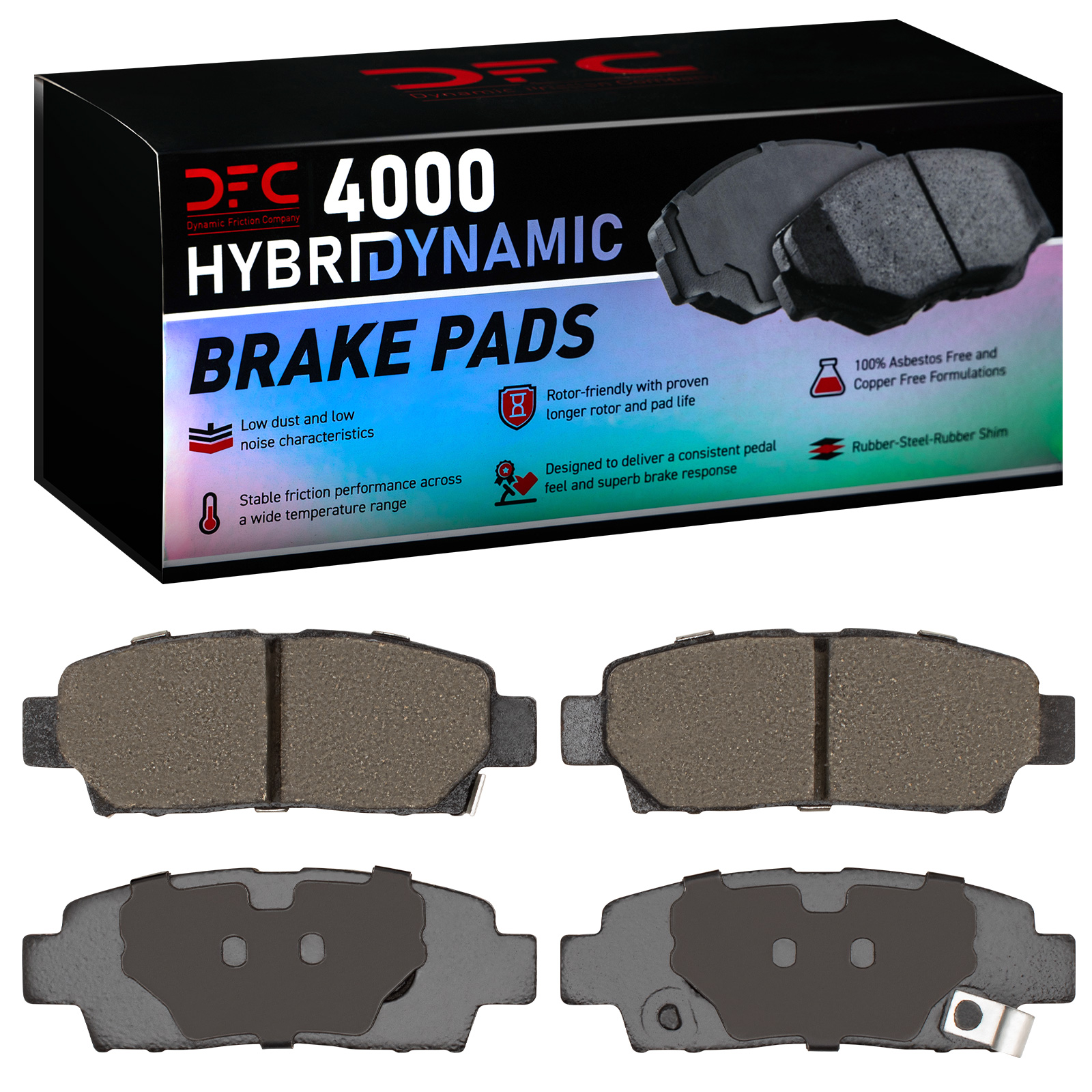 Dynamic Friction Company Disc Brake Pad Set P/N:4000-0672-00