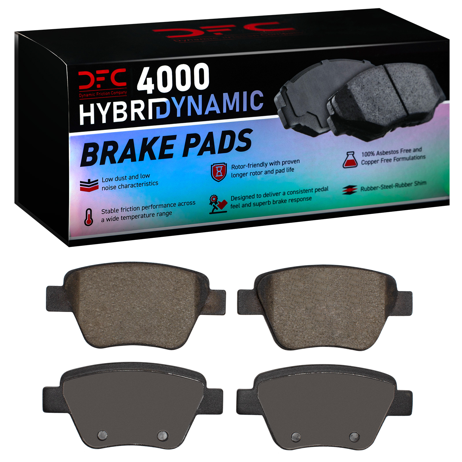 Dynamic Friction Company Disc Brake Pad Set P/N:4000-1456-00