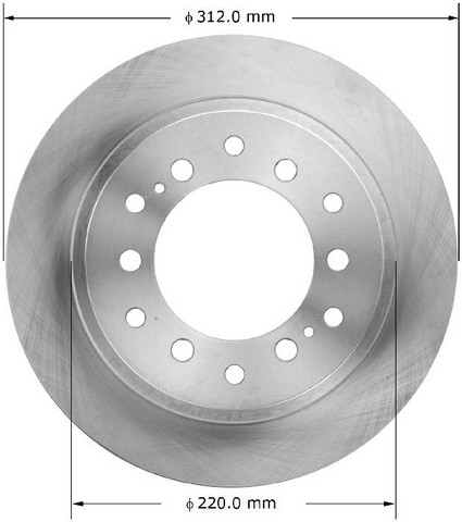 BENDIX PREMIUM DRUM AND ROTOR Disc Brake Rotor P/N:PRT6067