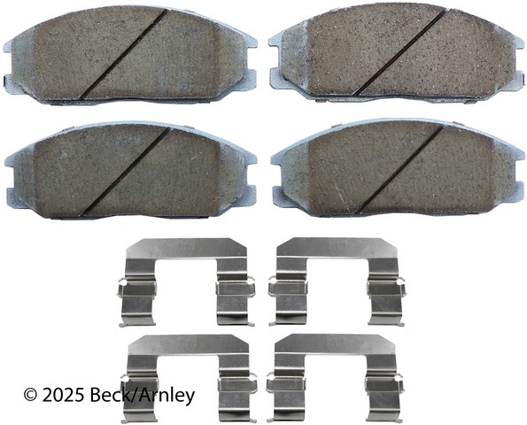 Beck/Arnley Disc Brake Pad Set P/N:085-6675