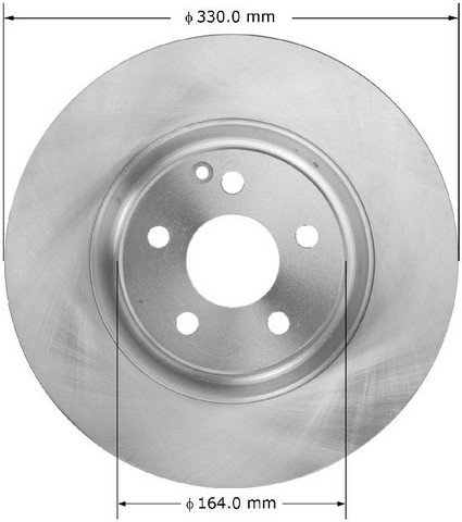 BENDIX PREMIUM DRUM AND ROTOR Disc Brake Rotor P/N:PRT6020