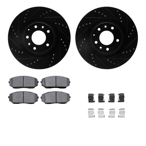 Dynamic Friction Company Disc Brake Kit P/N:8512-80067
