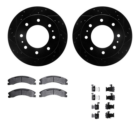 Dynamic Friction Company Disc Brake Kit P/N:8512-48070