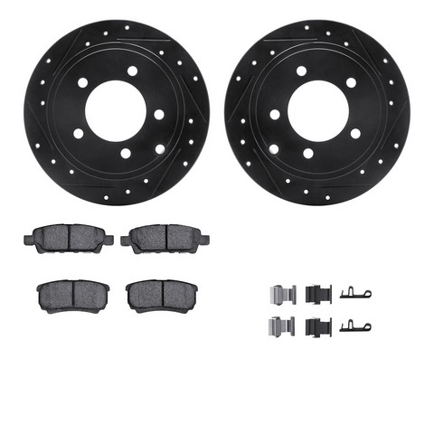Dynamic Friction Company Disc Brake Kit P/N:8512-39031