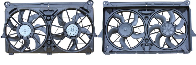 Agility Autoparts Dual Radiator and Condenser Fan Assembly P/N:6016157