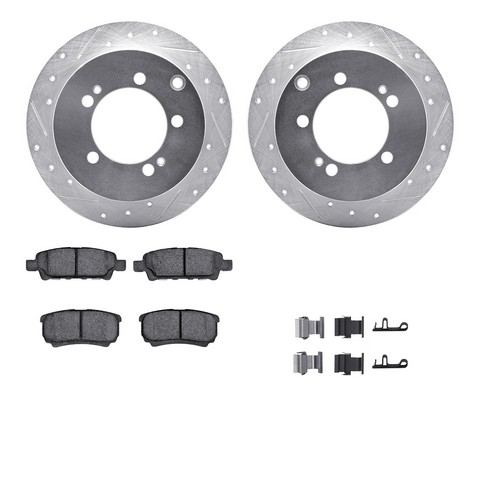 Dynamic Friction Company Disc Brake Kit P/N:7512-72084