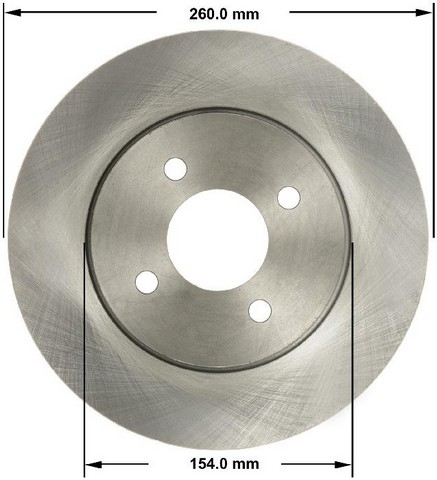BENDIX PREMIUM DRUM AND ROTOR Disc Brake Rotor P/N:PRT6150