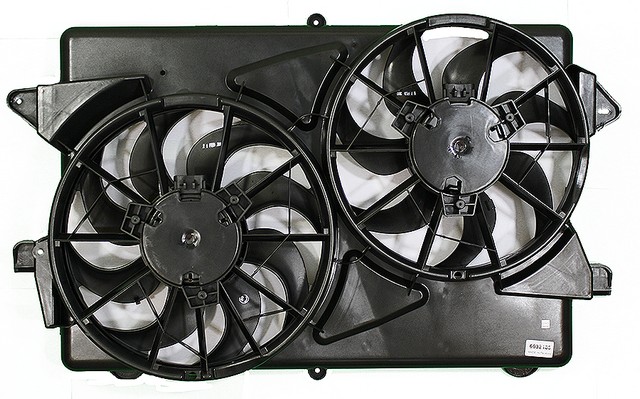Agility Autoparts Dual Radiator and Condenser Fan Assembly P/N:6032106