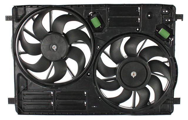 Agility Autoparts Dual Radiator and Condenser Fan Assembly P/N:6010312