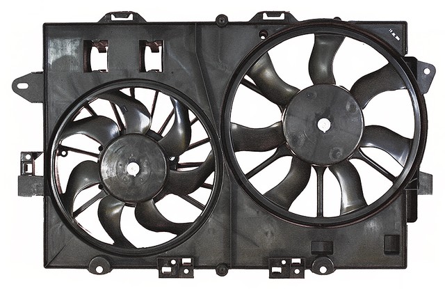 Agility Autoparts Dual Radiator and Condenser Fan Assembly P/N:6010020