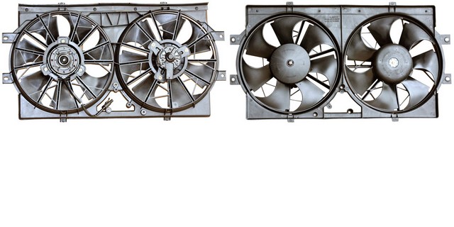 Agility Autoparts Dual Radiator and Condenser Fan Assembly P/N:6017116