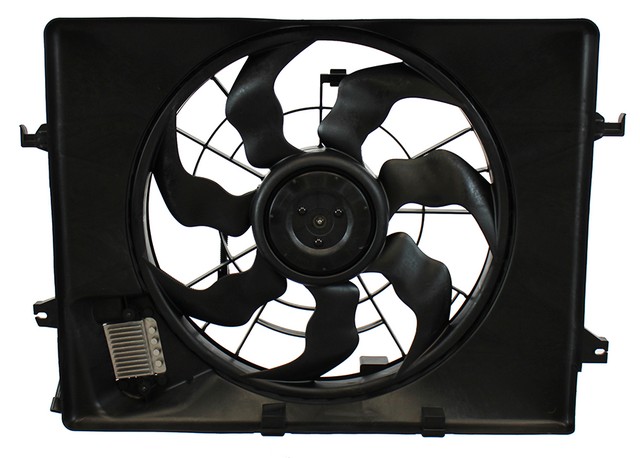 Agility Autoparts Dual Radiator and Condenser Fan Assembly P/N:6010442