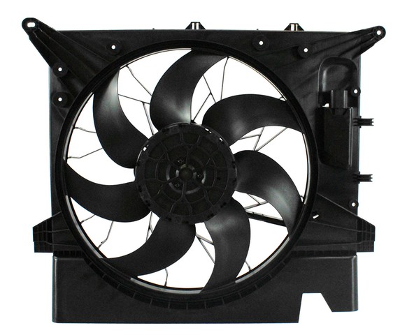 Agility Autoparts Dual Radiator and Condenser Fan Assembly P/N:6010435