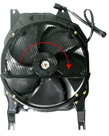 Agility Autoparts A/C Condenser Fan Assembly P/N:6010140