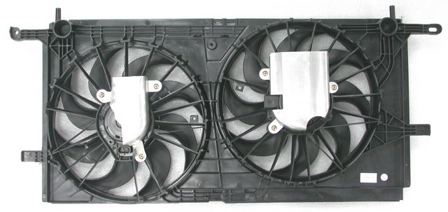 Agility Autoparts Dual Radiator and Condenser Fan Assembly P/N:6016137
