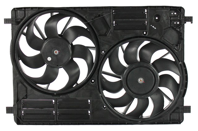 Agility Autoparts Dual Radiator and Condenser Fan Assembly P/N:6010311